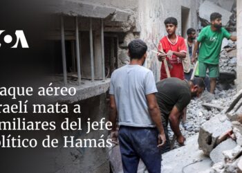 Ataque aéreo israelí mata a familiares del jefe político de Hamás