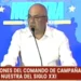Jorge Rodríguez: El extremismo no cree en salidas pacíficas, electorales y democráticas