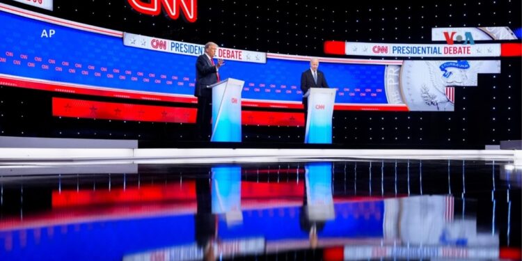 El presidente Joe Biden y el expresidente Donald Trump tuvieron un encuentro de debate cara a cara.