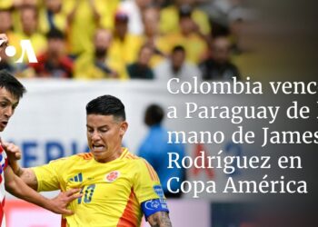 Colombia vence a Paraguay de la mano de James Rodríguez en Copa América