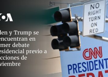 Biden y Trump se reencuentran en primer debate presidencial previo a elecciones de noviembre