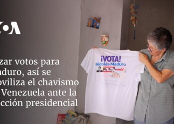 Cazar votos para Maduro, así se moviliza el chavismo en Venezuela ante la elección presidencial