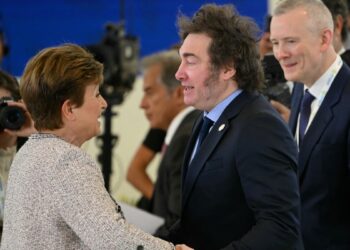 Directora del FMI se compromete a apoyar esfuerzo de Milei por estabilizar Argentina