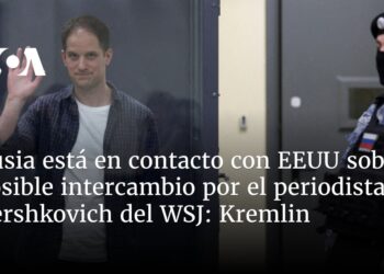 Rusia está en contacto con EEUU sobre posible intercambio por el periodista Gershkovich del WSJ: Kremlin