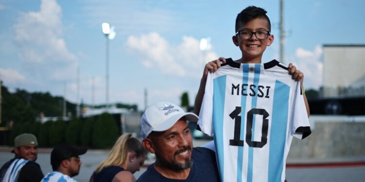 Atlanta se alista para el partido inaugural de la Copa América con la mirada puesta en Messi