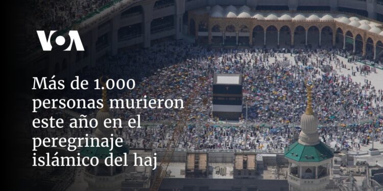 Más de 1.000 personas murieron este año en el peregrinaje islámico del haj