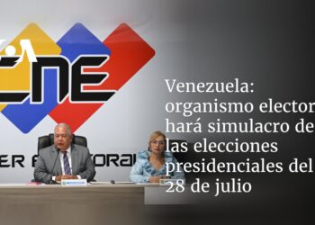 organismo electoral hará simulacro de las elecciones presidenciales del 28 de julio