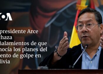 El presidente Arce rechaza señalamientos de que conocía los planes del intento de golpe en Bolivia