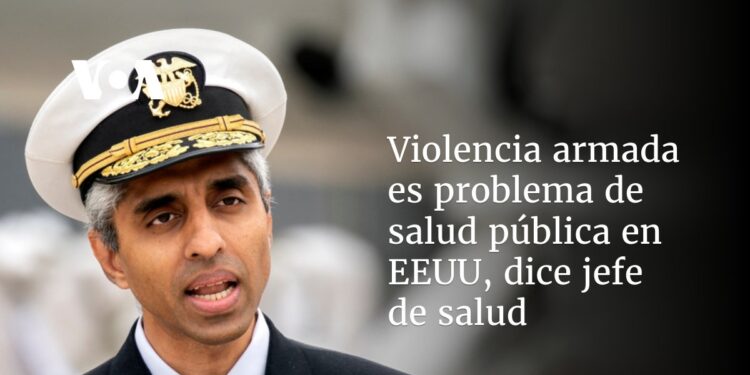Violencia armada es problema de salud pública en EEUU, dice jefe de salud