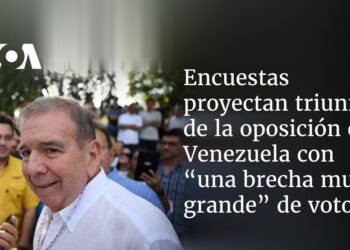Encuestas proyectan triunfo de la oposición en Venezuela con “una brecha muy grande” de votos