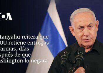 Netanyahu reitera que EEUU retiene entregas de armas, días después de que Washington lo negara