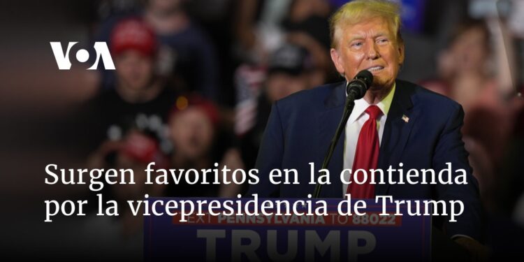 Surgen favoritos en la contienda por la vicepresidencia de Trump
