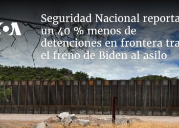Seguridad Nacional reporta un 40 % menos de detenciones en frontera tras freno de Biden al asilo