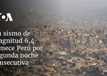 Un sismo de magnitud 6,4 remece Perú por segunda noche consecutiva