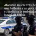 Atacante muere tras herir con una ballesta a un policía que custodiaba la embajada de Israel en Serbia