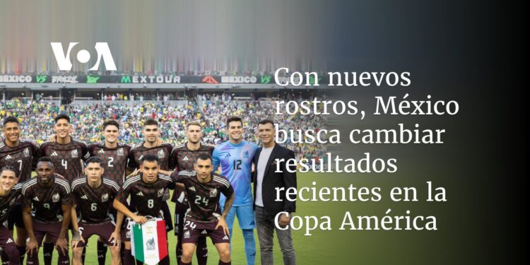 Con nuevos rostros, México busca cambiar resultados recientes en la Copa América