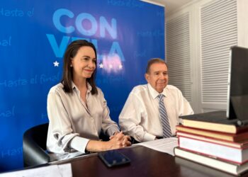 María Corina y Edmundo González en el Foro Atlántico: «El 28J vamos a tener una abrumadora victoria»