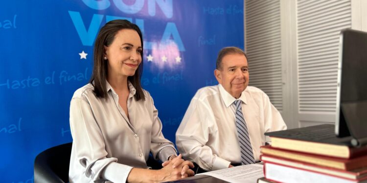 María Corina y Edmundo González en el Foro Atlántico: «El 28J vamos a tener una abrumadora victoria»