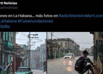Torrenciales lluvias causan estragos en La Habana