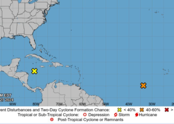 Centro Nacional de Huracanes vigila dos nuevas formaciones con probabilidades de riesgo