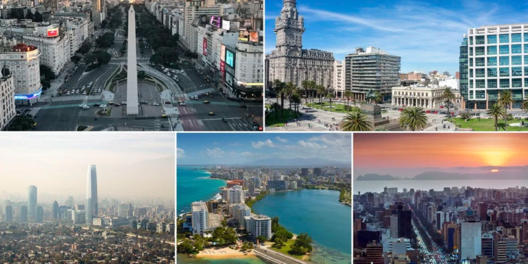 Las 5 mejores ciudades para vivir en América Latina, según The Economist.