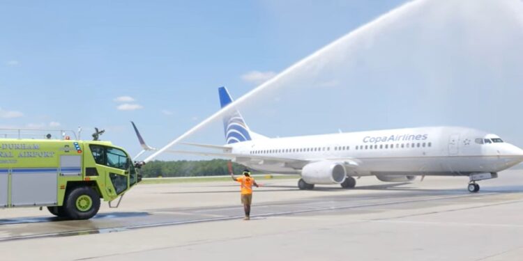 Copa Airlines inaugura ruta desde Panamá hasta Carolina del Norte
