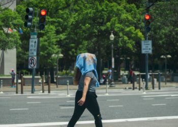 Una ola de calor que se extiende desde la región centro norte de Estados Unidos hasta Nueva Inglaterra se acercó a un punto crítico.