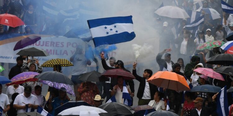 Protestas en Honduras para rechazar la presencia del Foro de Sao Paulo