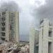 Se registra incendio en edificio Girón en La Habana