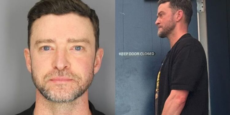 Justin Timberlake fue detenido en Nueva York por conducir bajo los efectos del alcohol
