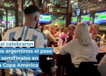 Así celebraron los argentinos el pase a semifinales en la Copa América