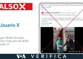 Es falso que Vladimir Putin recibió personalmente a Xi Jinping en su última visita a Rusia