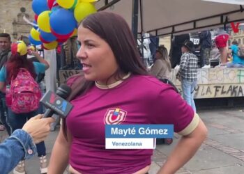 Peticiones de los venezolanos en el lanzamiento de la campaña presidencial de la oposición venezolana en Bogotá