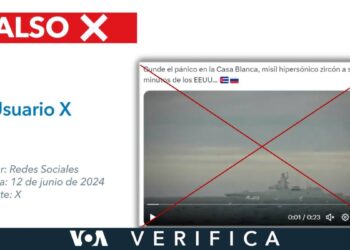 Este video no muestra la prueba de un misil Zircón ruso cerca de EEUU y México