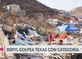 Alerta de tornados en 3 estados de EEUU tras paso de Beryl