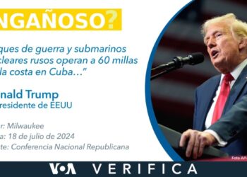 ¿Rusia tiene submarinos nucleares y barcos de guerra operando en Cuba como dijo el expresidente Trump?