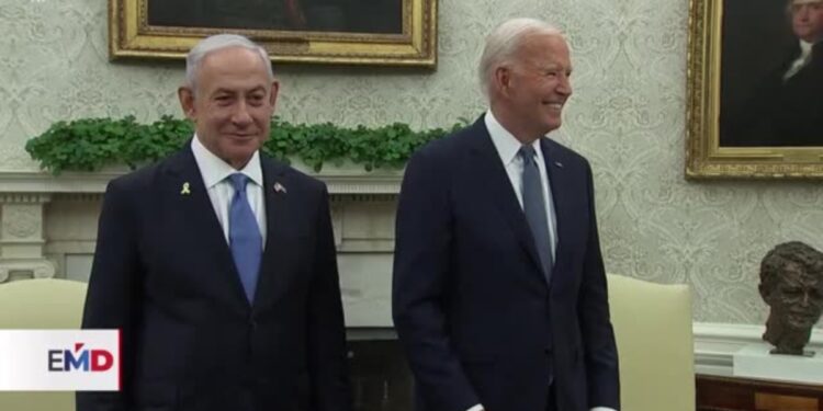 Benjamin Netanyahu se reúne con Joe Biden en la Casa Blanca