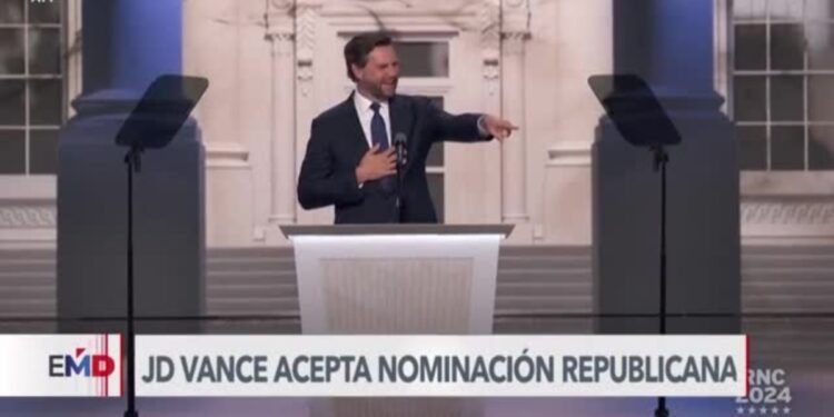 JD Vance acepta nominación como candidato a vicepresidente