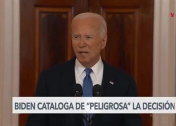 Biden cataloga de “peligrosa” la decisión de la Corte Suprema sobre inmunidad presidencial