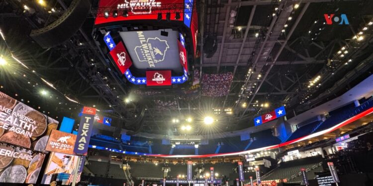 La Convención Nacional Republicana 2024 inicia este lunes el primero de cuatro días de coloridos eventos, en Milwaukee.