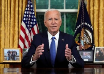 El presidente Joe Biden reaparece en un mensaje a la
nación tras abandonar su carrera preelectoral