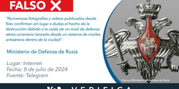 El Ministerio de Defensa ruso niega falsamente el ataque al hospital infantil de Kiev