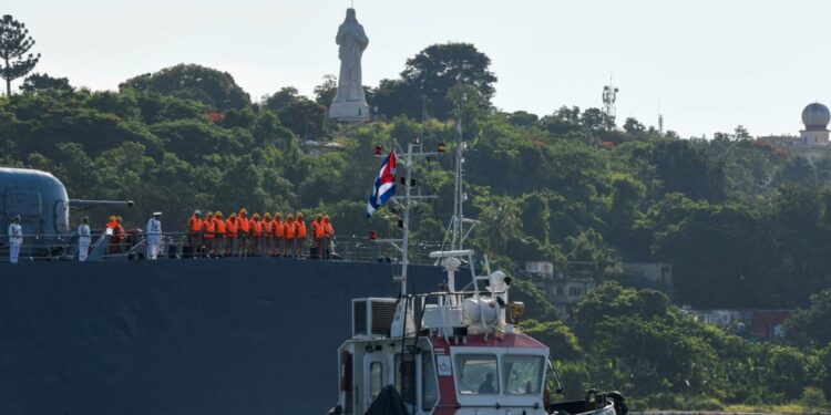 Buques de guerra rusos llegan a Cuba, en nuevo viaje a su aliado estrátegico