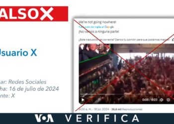 Este video del supuesto festejo por la reacción de Trump tras ser atacado es un montaje