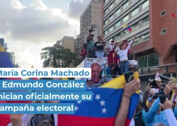 María Corina Machado y Edmundo González inician oficialmente su campaña electoral