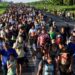 Un grupo de 2.000 migrantes avanza en caravana por el sur de México rumbo a Estados Unidos