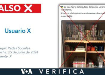 No, esta imagen viralizada en X no es la caja fuerte de un diputado ucraniano