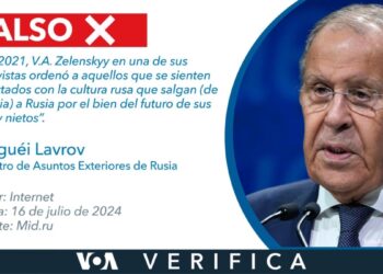¿Ordenó Zelenskyy a los rusos étnicos que se mudaran de Ucrania a Rusia?