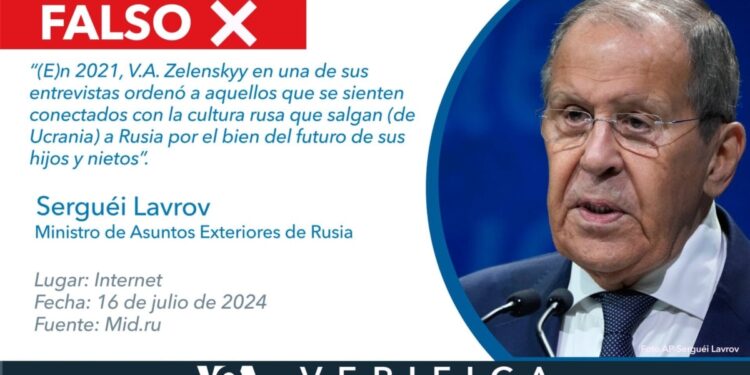 ¿Ordenó Zelenskyy a los rusos étnicos que se mudaran de Ucrania a Rusia?