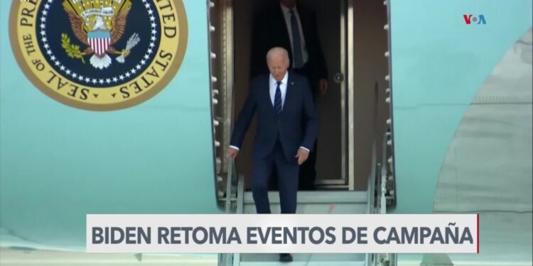 Biden reanuda eventos de campaña en Las Vegas